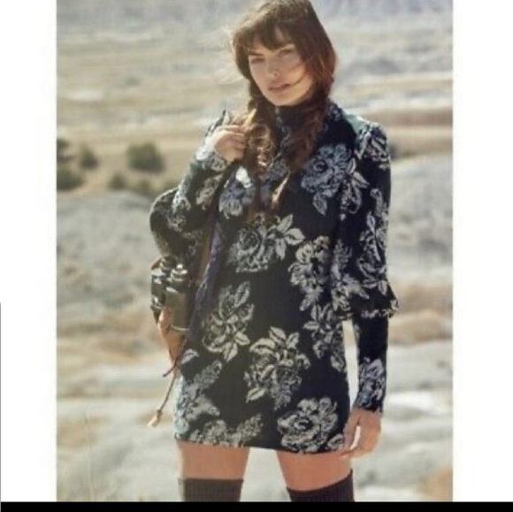 Free People Farrah Mock Neck Sweater Dress - Picture 2 of 16